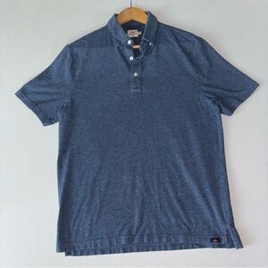 Title 373:
Faherty Polo Shirt Mens Medium Blue Pima Cotton Stretch